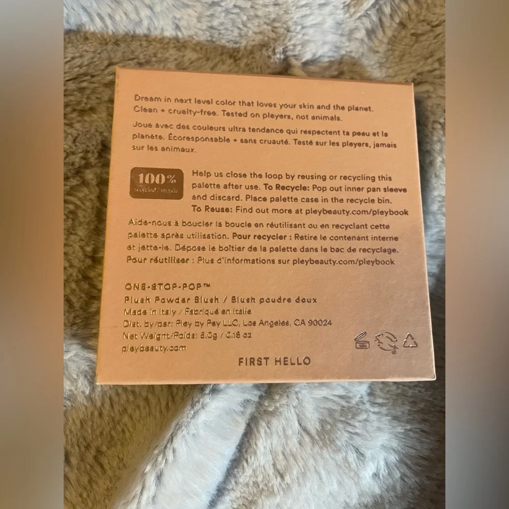 Pley Beauty - One Stop Pop Blush in First Hello | NIB